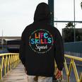 Matching Life Skills Squad Teacher Special Ed SPED Team Crew Men's Hoodie Back Print, funny design Matching Life Skills Squad Teacher Special Ed SPED Team Crew Men's Hoodie Back Print, funny design