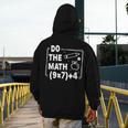 Do The Math 67 Meme PEMDAS Elementary Teacher Joke Men's Hoodie Back Print, funny design