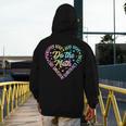 Do The Math Multiply Love Add Hope Math Teacher Tie Dye Men's Hoodie Back Print, funny design