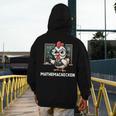Math Teacher Chicken Mathemachicken Pun Men's Hoodie Back Print, funny design Math Teacher Chicken Mathemachicken Pun Men's Hoodie Back Print, funny design
