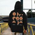 Maths Day Costume Idea Kids Teachers Pizza Slice Fraction Men's Hoodie Back Print, funny design Maths Day Costume Idea Kids Teachers Pizza Slice Fraction Men's Hoodie Back Print, funny design