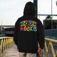 Montessori Rocks Montessori Teacher Back To School Men's Hoodie Back Print, funny design Montessori Rocks Montessori Teacher Back To School Men's Hoodie Back Print, funny design