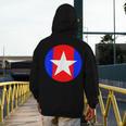 Nerdy Captain Sweatpants Retro Comic Book Fan Teacher Men's Hoodie Back Print, funny design Nerdy Captain Sweatpants Retro Comic Book Fan Teacher Men's Hoodie Back Print, funny design