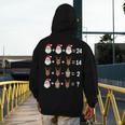 Order Of Operations Math Teacher Christmas Men's Hoodie Back Print, funny design