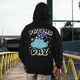 Pajama Day School Spirit Week Fun Cloud Teacher Student Men's Hoodie Back Print, funny design Pajama Day School Spirit Week Fun Cloud Teacher Student Men's Hoodie Back Print, funny design