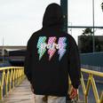 Para Squad Paraprofessional Teacher Lightning Bolt Men's Hoodie Back Print, funny design