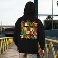PE Teacher Christmas Holiday Men's Hoodie Back Print, Pe Teacher Gifts, funny design