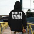 PE Teacher Men's Hoodie Back Print, Pe Teacher Gifts, funny design PE Teacher Men's Hoodie Back Print, Pe Teacher Gifts, funny design