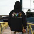 Peace Love Montessori Daycare Teacher Appreciation Men's Hoodie Back Print, funny design Peace Love Montessori Daycare Teacher Appreciation Men's Hoodie Back Print, funny design