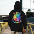 Play Is Learning Teacher Kindergarten For Men Women Kids Men's Hoodie Back Print, funny design