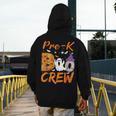 Pre K Boo Crew Teacher Student Halloween Pre Kindergarten Men's Hoodie Back Print, funny design