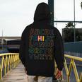 Pre K Kindergarten Hi Alphabet Back To School Teachers Men Women Girls Kids Men's Hoodie Back Print, funny design