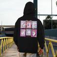 Preppy Spooky Teacher Halloween Ghost Coquette Bow Autumn Men's Hoodie Back Print, funny design Preppy Spooky Teacher Halloween Ghost Coquette Bow Autumn Men's Hoodie Back Print, funny design