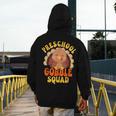 Preschool Gobble Squad Cute Turkey Thanksgiving Teacher Men's Hoodie Back Print, funny design Preschool Gobble Squad Cute Turkey Thanksgiving Teacher Men's Hoodie Back Print, funny design