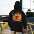 Pumpkin Pie Halloween Thanksgiving Math Teacher Pi Day Men's Hoodie Back Print, funny design Pumpkin Pie Halloween Thanksgiving Math Teacher Pi Day Men's Hoodie Back Print, funny design