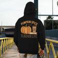 Pumpkin Spice And Teacher Life Halloween Teacher Men's Hoodie Back Print, funny design Pumpkin Spice And Teacher Life Halloween Teacher Men's Hoodie Back Print, funny design