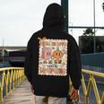 Pumpkin Teacher Preppy Fall In Love With Learning Autumn Men's Hoodie Back Print, funny design Pumpkin Teacher Preppy Fall In Love With Learning Autumn Men's Hoodie Back Print, funny design