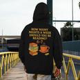 Reading 67 Meme English Teacher 6 7 Book Lover Humor Men's Hoodie Back Print, English Teacher Gifts, funny design
