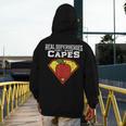 Real Superheroes Don't Wear Capes Teacher Shirt Teaching Te Men's Hoodie Back Print, funny design Real Superheroes Don't Wear Capes Teacher Shirt Teaching Te Men's Hoodie Back Print, funny design