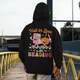 Retro Fall In Love With Learning Pumpkin Autumn Teacher Men's Hoodie Back Print, funny design Retro Fall In Love With Learning Pumpkin Autumn Teacher Men's Hoodie Back Print, funny design