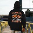 Retro Thankful Music Teacher Pumpkin Fall Thanksgiving Men's Hoodie Back Print, funny design Retro Thankful Music Teacher Pumpkin Fall Thanksgiving Men's Hoodie Back Print, funny design