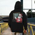 Santa Teacher 67 Math Christmas Xmas Holiday Number 67 Men's Hoodie Back Print, funny design Santa Teacher 67 Math Christmas Xmas Holiday Number 67 Men's Hoodie Back Print, funny design