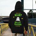 Scary Ballet Teacher Costume Halloween Lazy Easy Men's Hoodie Back Print, funny design Scary Ballet Teacher Costume Halloween Lazy Easy Men's Hoodie Back Print, funny design