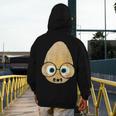 The Smart Seed Good Egg Teacher Halloween Costume Food Group Men's Hoodie Back Print, funny design