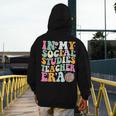 In My Social Studies Teacher Era Cute Social Studies Teacher Men's Hoodie Back Print, funny design In My Social Studies Teacher Era Cute Social Studies Teacher Men's Hoodie Back Print, funny design