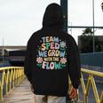 Special Education Teacher Team SPED Grow With The Flow Men's Hoodie Back Print, funny design
