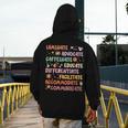 SPED Caffeinate Advocate Laminate Educate Teacher Facilitate For Men Women Men's Hoodie Back Print, funny design