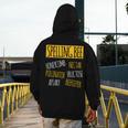 Spelling Bee Halloween Pun Costume Beekeeper Teacher Men's Hoodie Back Print, funny design