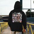 Spooky Music Teacher Halloween Music Teaching Men Women Men's Hoodie Back Print, funny design Spooky Music Teacher Halloween Music Teaching Men Women Men's Hoodie Back Print, funny design