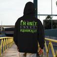 Only Spooky Periodically Halloween Chemistry Teacher Men Women Men's Hoodie Back Print, funny design