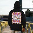 Spooky Teacher Ghost Pencil Teacher Halloween Teacher Men's Hoodie Back Print, funny design