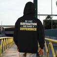 Be Like Subtraction And Make A Difference Teachers Men's Hoodie Back Print, funny design Be Like Subtraction And Make A Difference Teachers Men's Hoodie Back Print, funny design