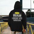 Super Language Arts Teacher Have No Fear T-Shirt Men's Hoodie Back Print, Super Teacher Gifts, funny design Super Language Arts Teacher Have No Fear T-Shirt Men's Hoodie Back Print, Super Teacher Gifts, funny design