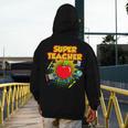 Superhero Teacher Appreciation Teaching Tee Men's Hoodie Back Print, funny design Superhero Teacher Appreciation Teaching Tee Men's Hoodie Back Print, funny design