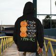 I Teach The Cutest Pumpkins In Patch Pre-K Halloween Teacher Men's Hoodie Back Print, funny design