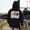 Teach Love Inspire Pre-k Teacher Apple Leopard Red Plain Men's Hoodie Back Print, funny design Teach Love Inspire Pre-k Teacher Apple Leopard Red Plain Men's Hoodie Back Print, funny design