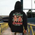 I Teach The Smartest Cookies In The Batch Teacher Christmas For Men Women Kids Men's Hoodie Back Print, funny design