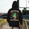 Teacher Christmas Shirts Pajama Matching Rockin' Around The Classroom -Adult Short Sleeve Small Modern Festive Christmas Teacher Xmas Vibes T-Shirt Men's Hoodie Back Print, funny design