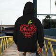 Teacher Day T Shirt Appreciation Day Apple Teach Learn Men's Hoodie Back Print, funny design Teacher Day T Shirt Appreciation Day Apple Teach Learn Men's Hoodie Back Print, funny design