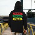 Teacher Magic Black History Month Educator For Men Women Men's Hoodie Back Print, History Teacher Gifts, funny design