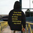 Teacher Or Professor Essay Thesis Writing Joke For Men Women Men's Hoodie Back Print, Writing Teacher Gifts, funny design Teacher Or Professor Essay Thesis Writing Joke For Men Women Men's Hoodie Back Print, Writing Teacher Gifts, funny design