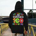 My Teacher Survived 100 Days Of Me 100 Days Of School Men's Hoodie Back Print, funny design My Teacher Survived 100 Days Of Me 100 Days Of School Men's Hoodie Back Print, funny design