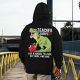 Teachersaurus Rex Dinosaur Like A Normal Teacher Saurus Men's Hoodie Back Print, funny design Teachersaurus Rex Dinosaur Like A Normal Teacher Saurus Men's Hoodie Back Print, funny design