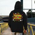 Teaching Is My Superpower Retro Comic Teacher Men's Hoodie Back Print, funny design Teaching Is My Superpower Retro Comic Teacher Men's Hoodie Back Print, funny design