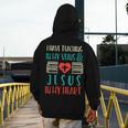Teaching In My Veins Jesus In My Heart God Christian Teacher Men's Hoodie Back Print, funny design Teaching In My Veins Jesus In My Heart God Christian Teacher Men's Hoodie Back Print, funny design