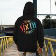 Team Sixth Grade Teacher Student Back To School 6th Grade Men's Hoodie Back Print, funny design Team Sixth Grade Teacher Student Back To School 6th Grade Men's Hoodie Back Print, funny design